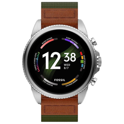 Front view of Fossil Gen 6 Venture Men's Quartz Smartwatch FTW4068