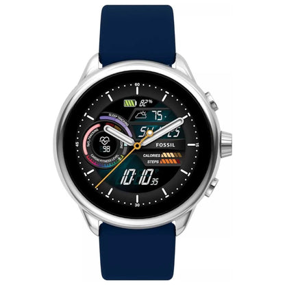 Front view of Fossil Gen 6 Wellness Men's Quartz Smartwatch FTW4070