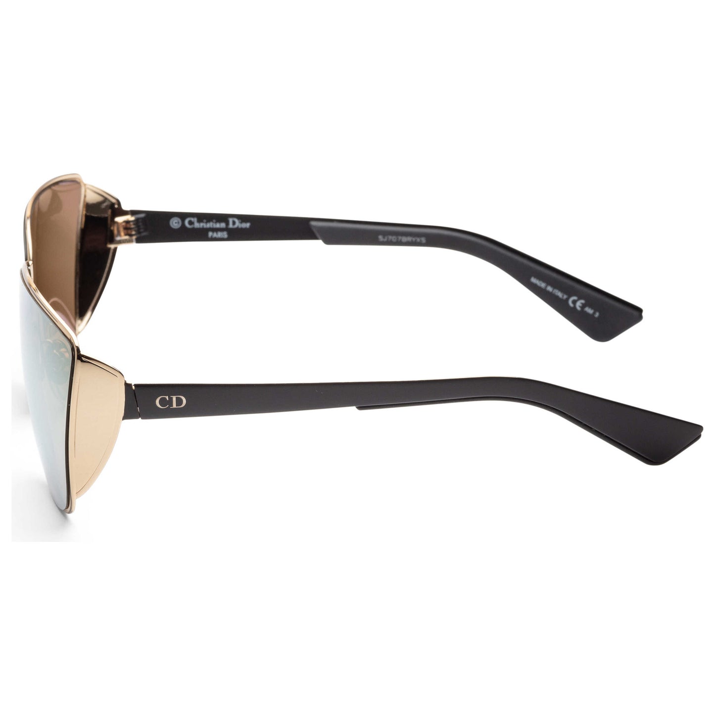 Left view of Christian Dior Futuristic Women's Sunglasses FUTURS-OAM-K1