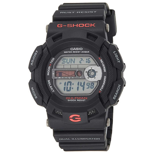 Front view of Casio G-Shock Men's Quartz Watch G-9100-1DR