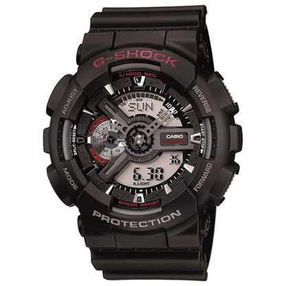 Front view of Casio G-Shock Men's Quartz Watch GA-110-1AHDR