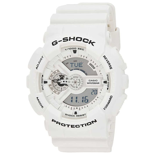 Front view of Casio G-Shock Men's Quartz Watch GA-110MW-7ADR