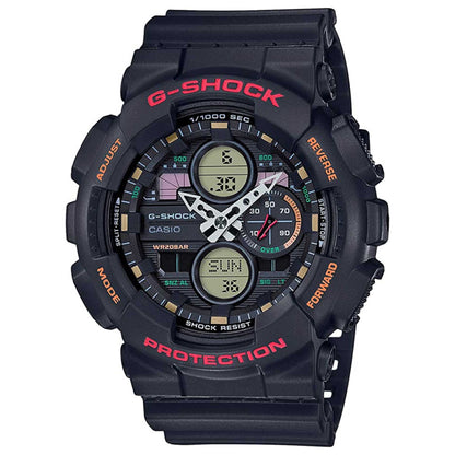 Front view of Casio G-Shock Men's Quartz Watch GA-140-1A4DR