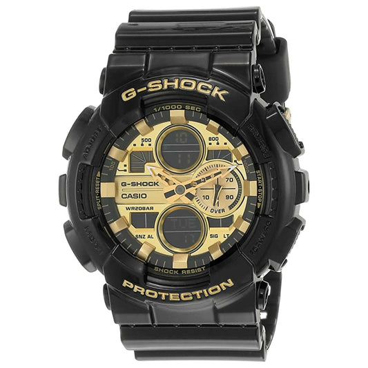 Front view of Casio G-Shock Men's Quartz Watch GA-140GB-1A1DR