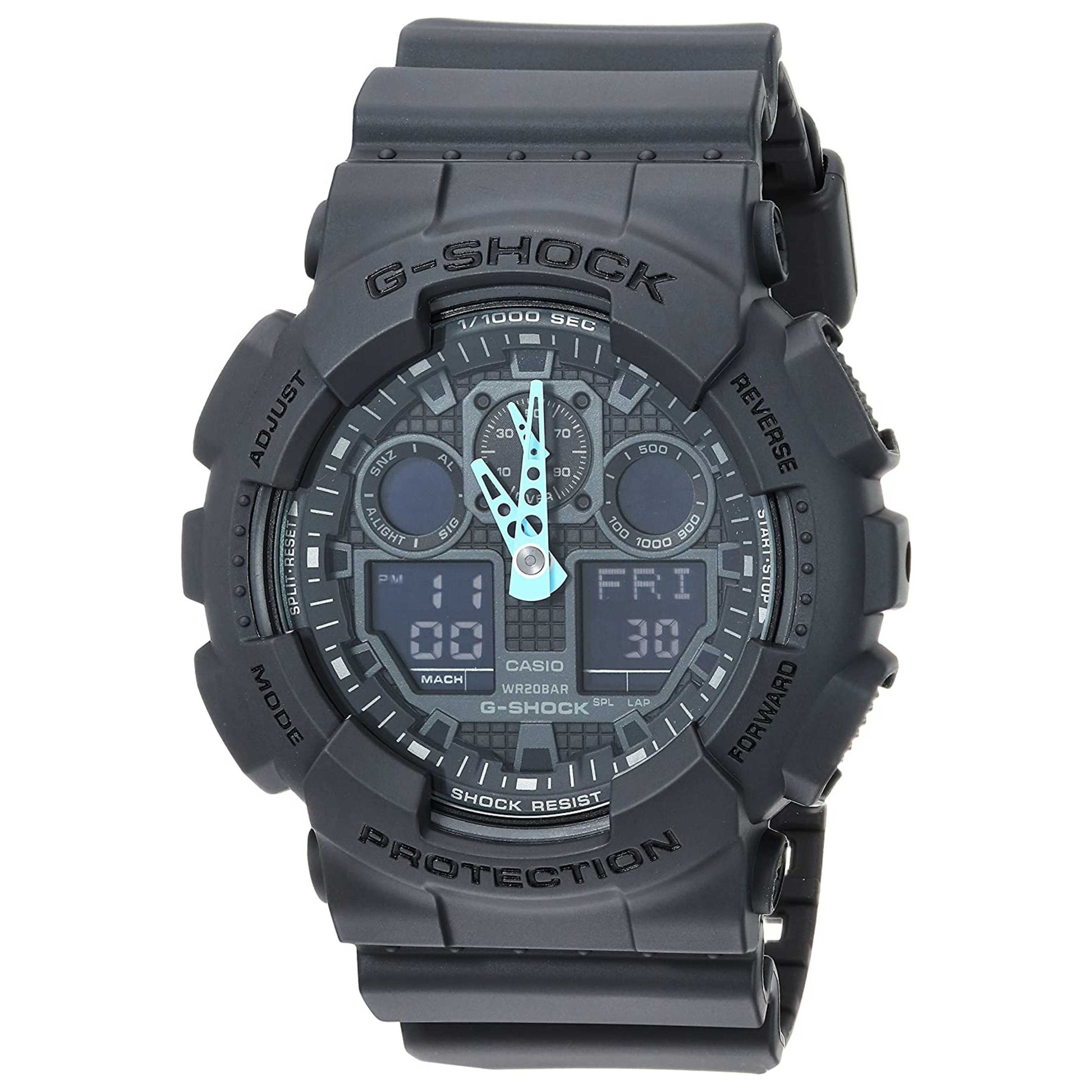 Front view of Casio G-Shock Men's Quartz Watch GA100C-8A
