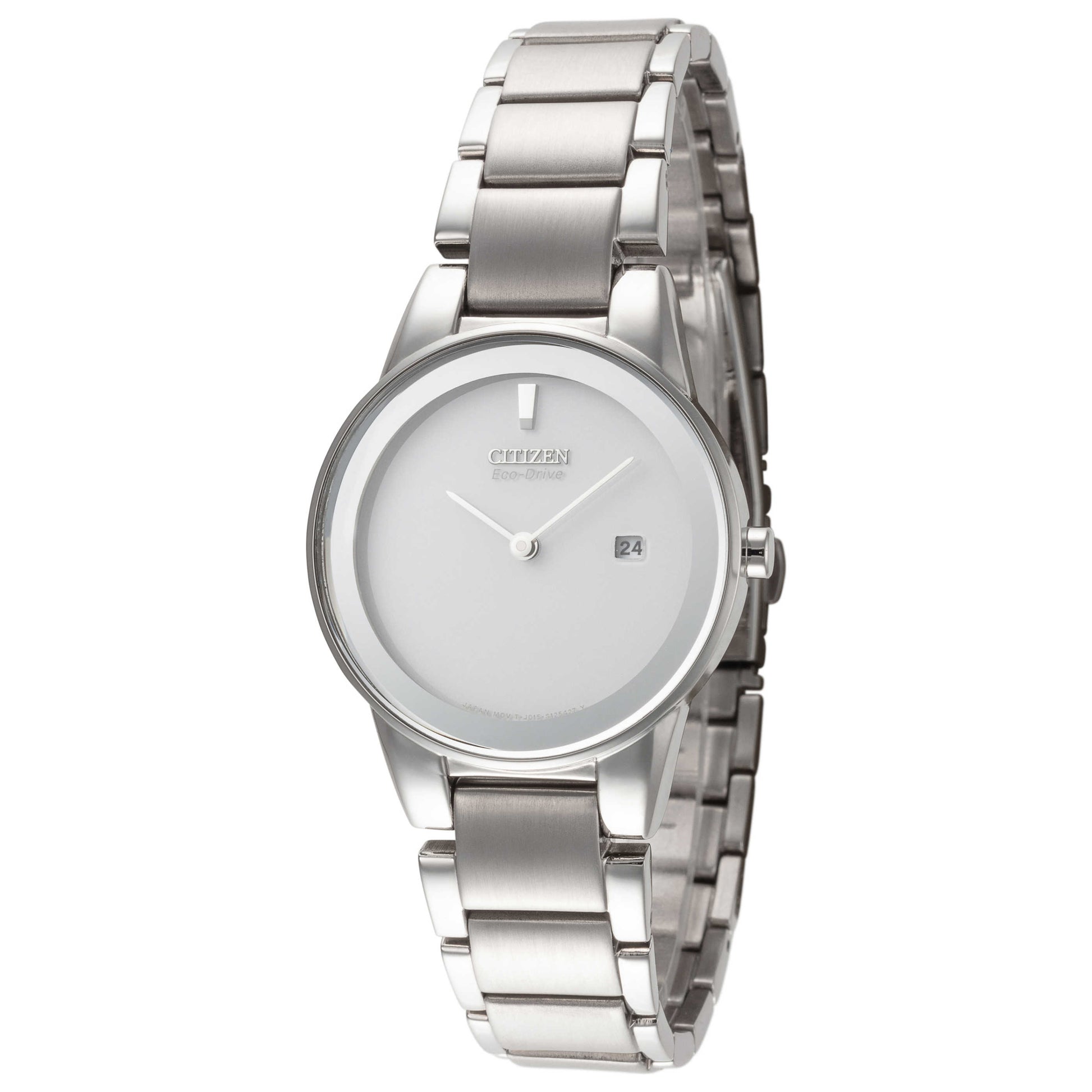 Front view of Citizen Axiom Women's Solar Watch GA1050-51A