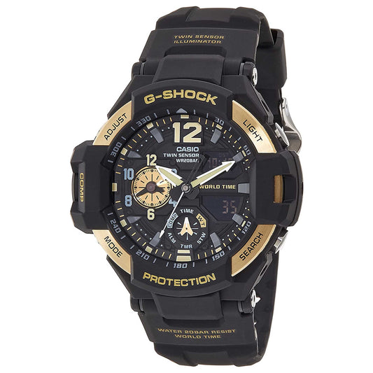 Front view of Casio G-Shock Men's Quartz Watch GA1100-9G