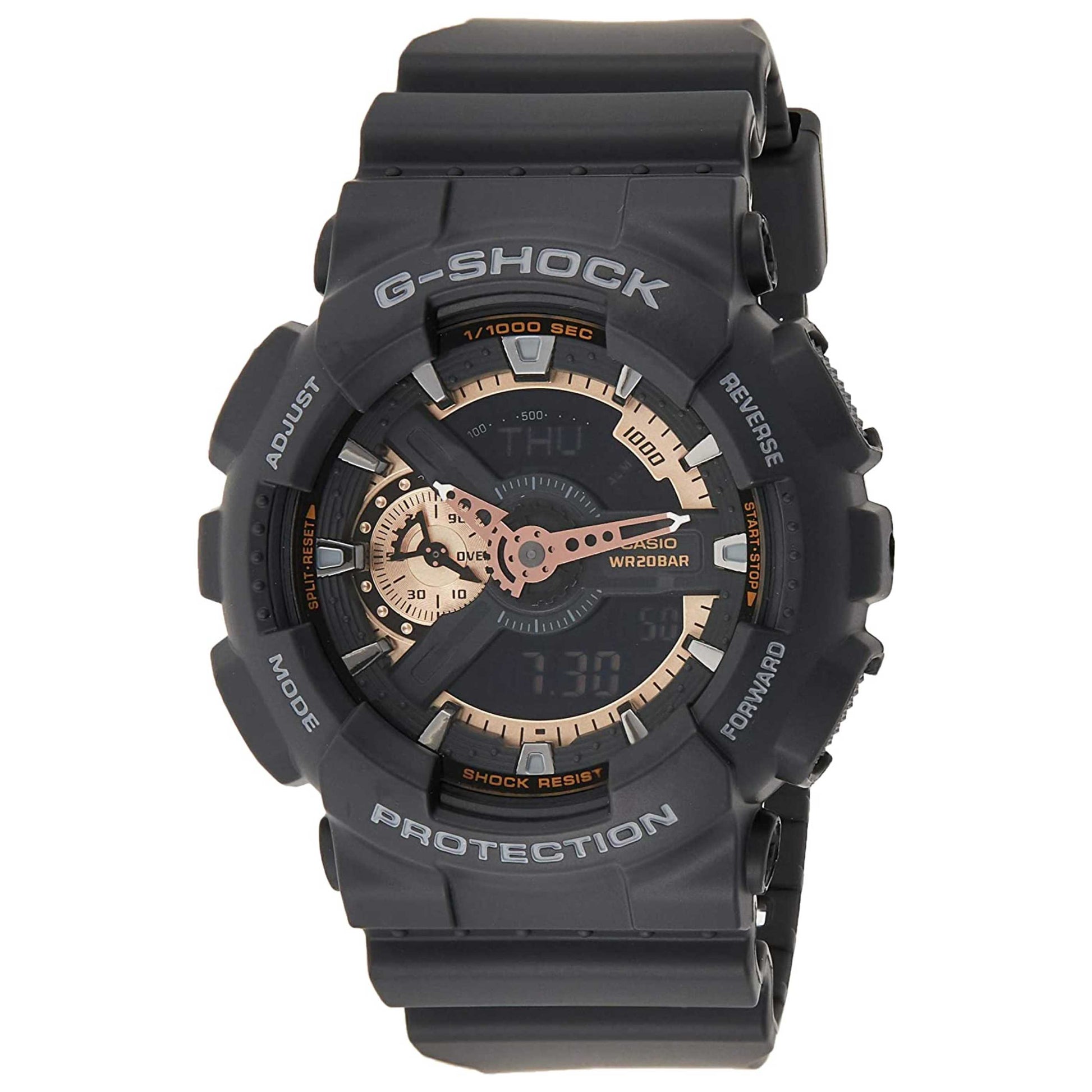 Front view of Casio G-Shock Men's Quartz Watch GA110RG-1A