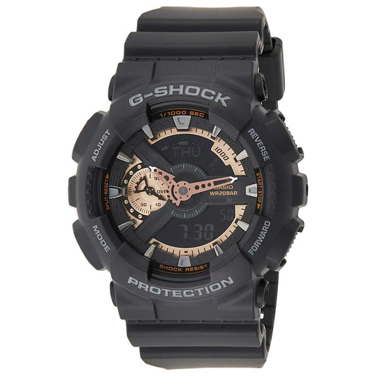 Front view of Casio G-Shock Men's Quartz Watch GA110RG-1A