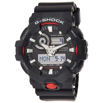 Front view of Casio G-Shock Men's Quartz Watch GA700-1A