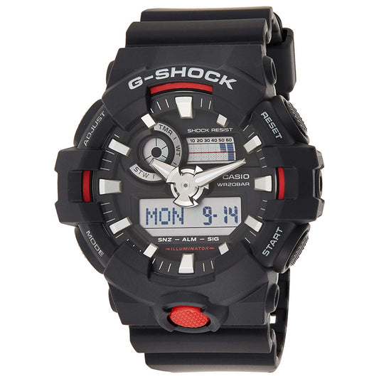 Front view of Casio G-Shock Men's Quartz Watch GA700-1A