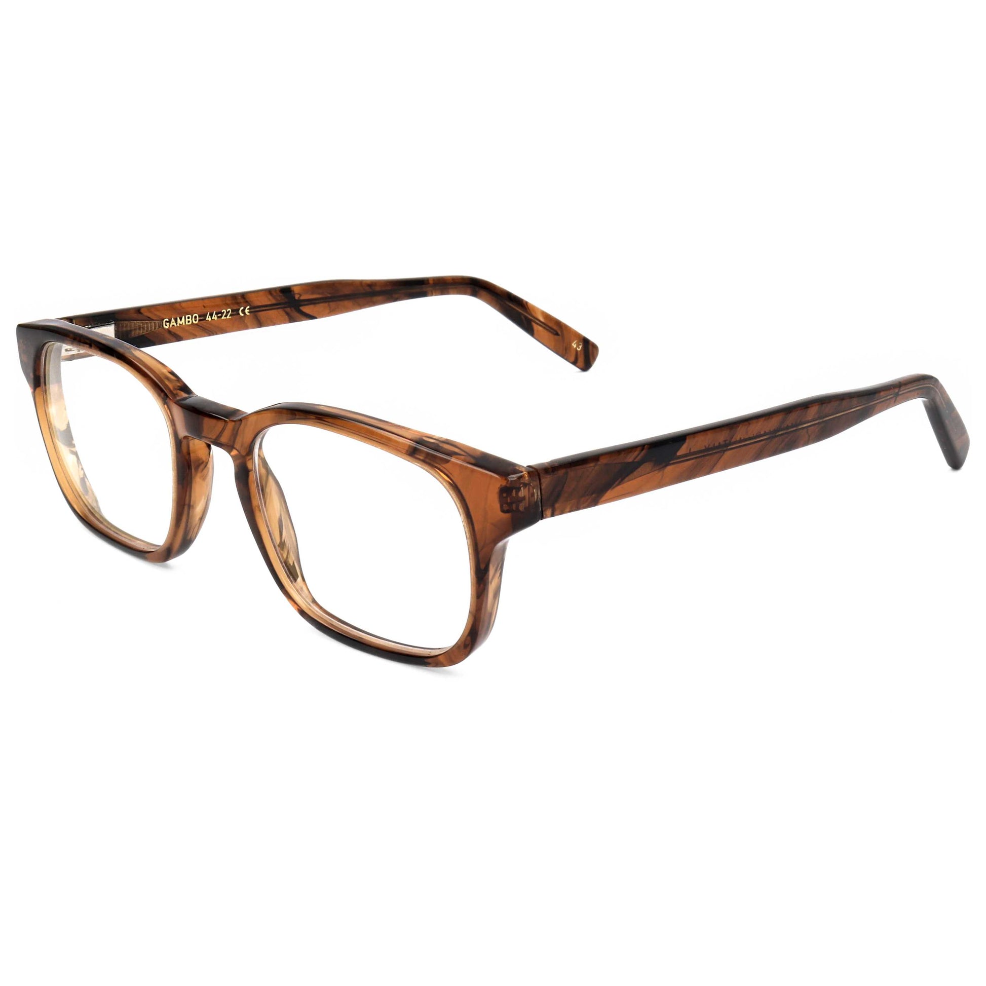 Front view of L.G.R. Unisex Opticals GAMBO-43-46