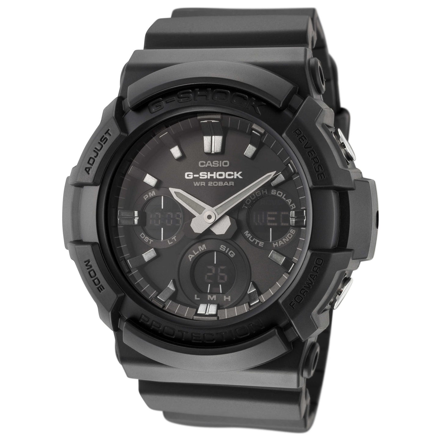 Front view of Casio G-Shock Men's Quartz Watch GAS100B-1A