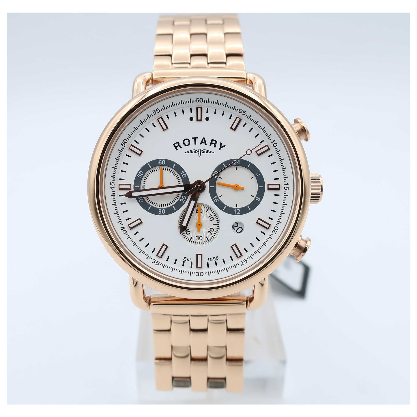 Front view of Rotary Chronograph Men's Quartz Watch GB00481-01-SD