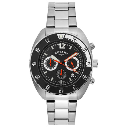 Front view of Rotary Chronograph Men's Quartz Watch GB00499-04