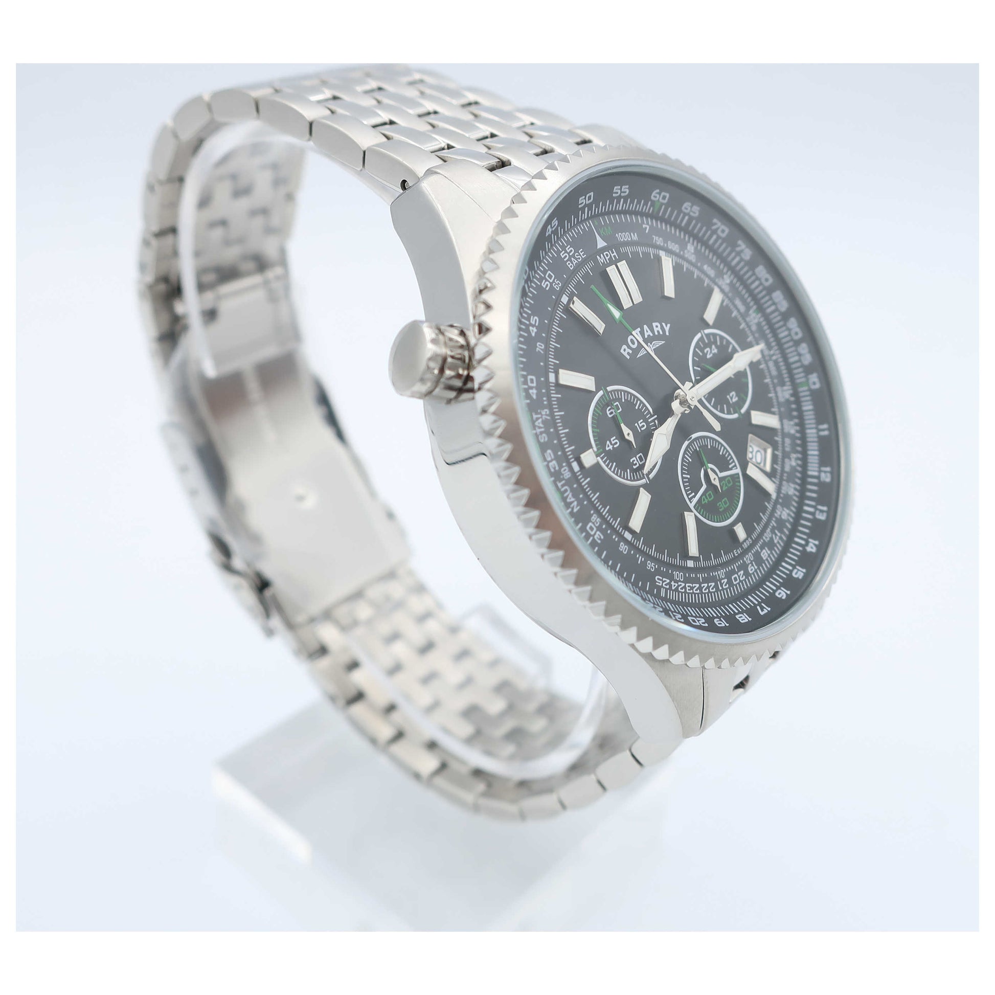 Rotary Chronograph Men's Quartz Watch GB00699-10-SD - Image #3