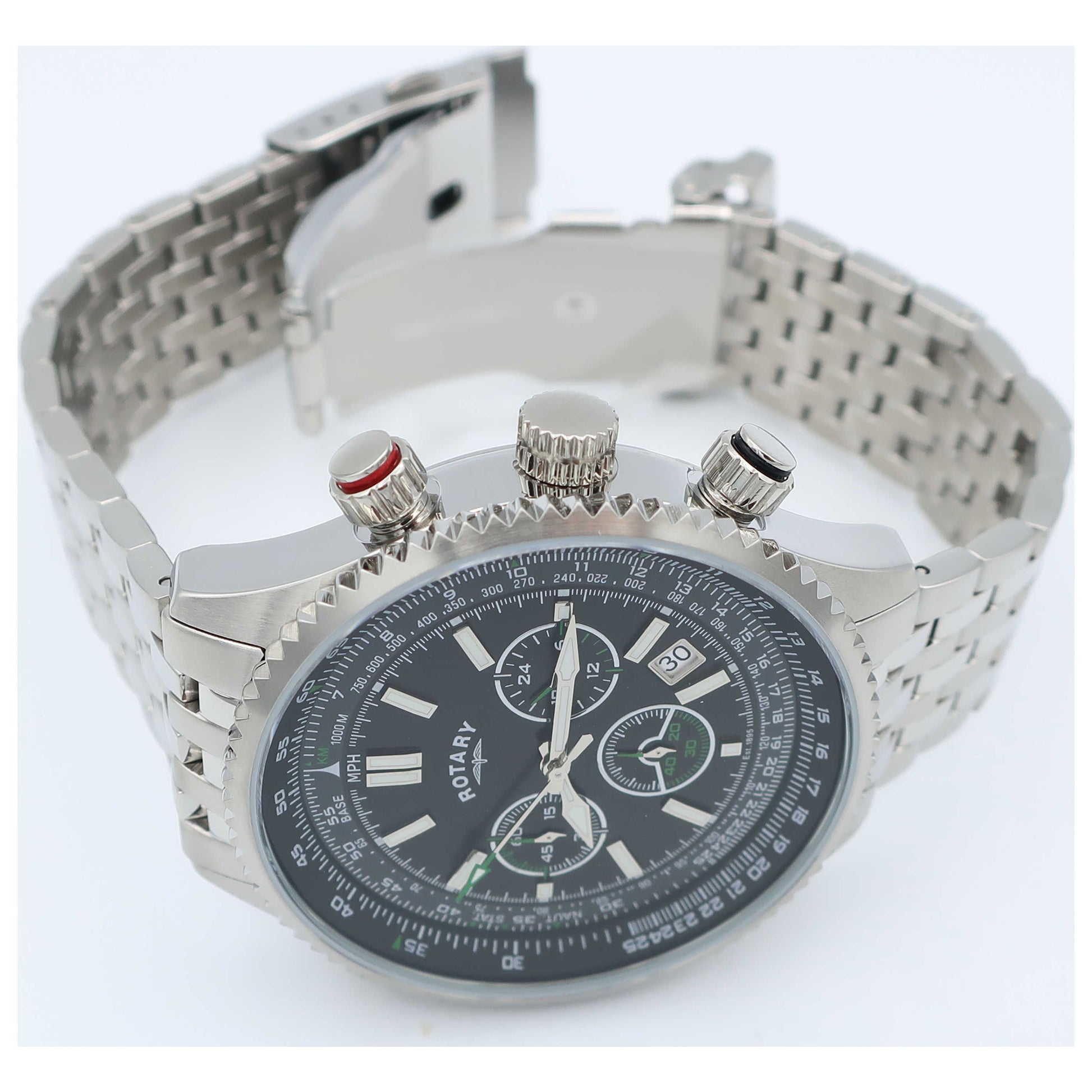 Rotary Chronograph Men's Quartz Watch GB00699-10-SD - Image #8