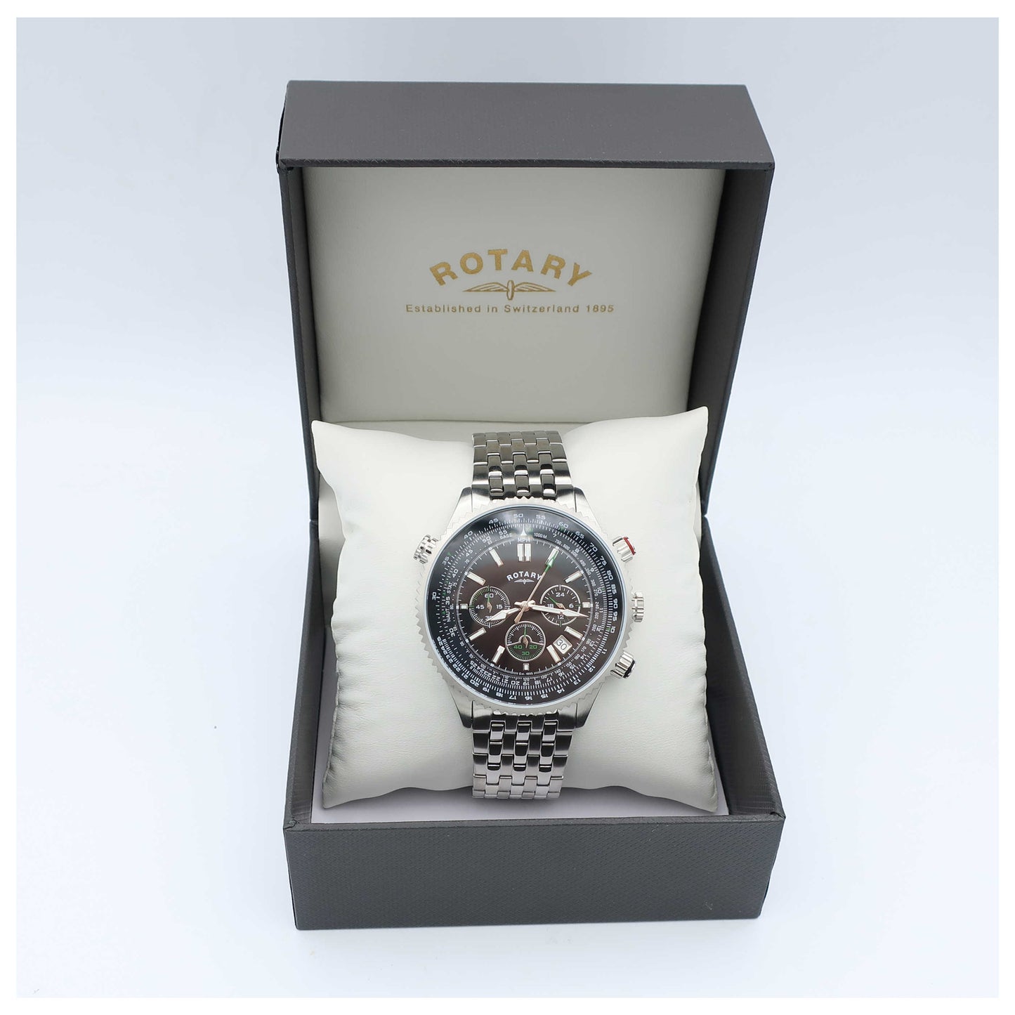 Rotary Chronograph Men's Quartz Watch GB00699-10-SD - Image #6