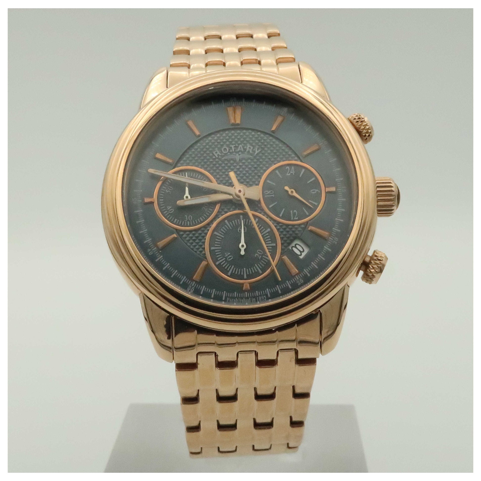 Front view of Rotary Monaco Men's Quartz Watch GB02879-05-PO