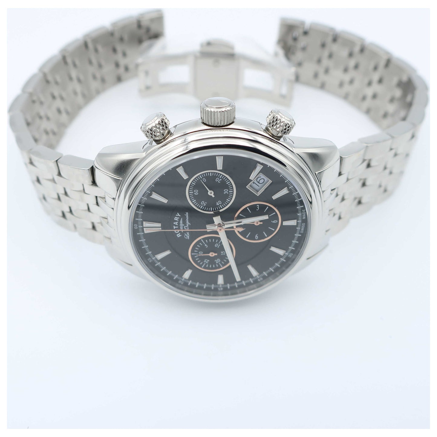 Rotary Les Originales Men's Swiss Quartz (Battery-Powered) Watch GB90125-04-SD - Image #8