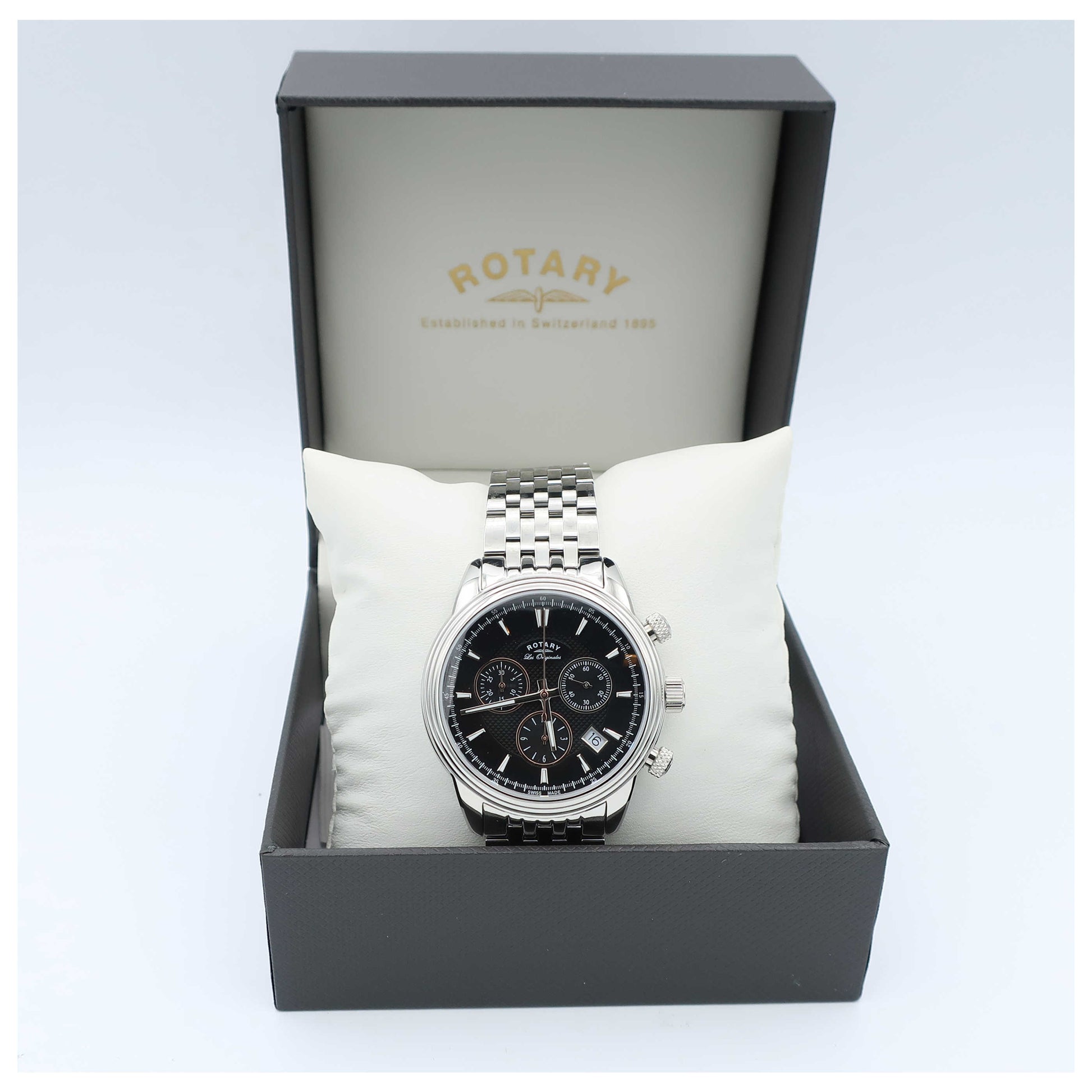 Rotary Les Originales Men's Swiss Quartz (Battery-Powered) Watch GB90125-04-SD - Image #6