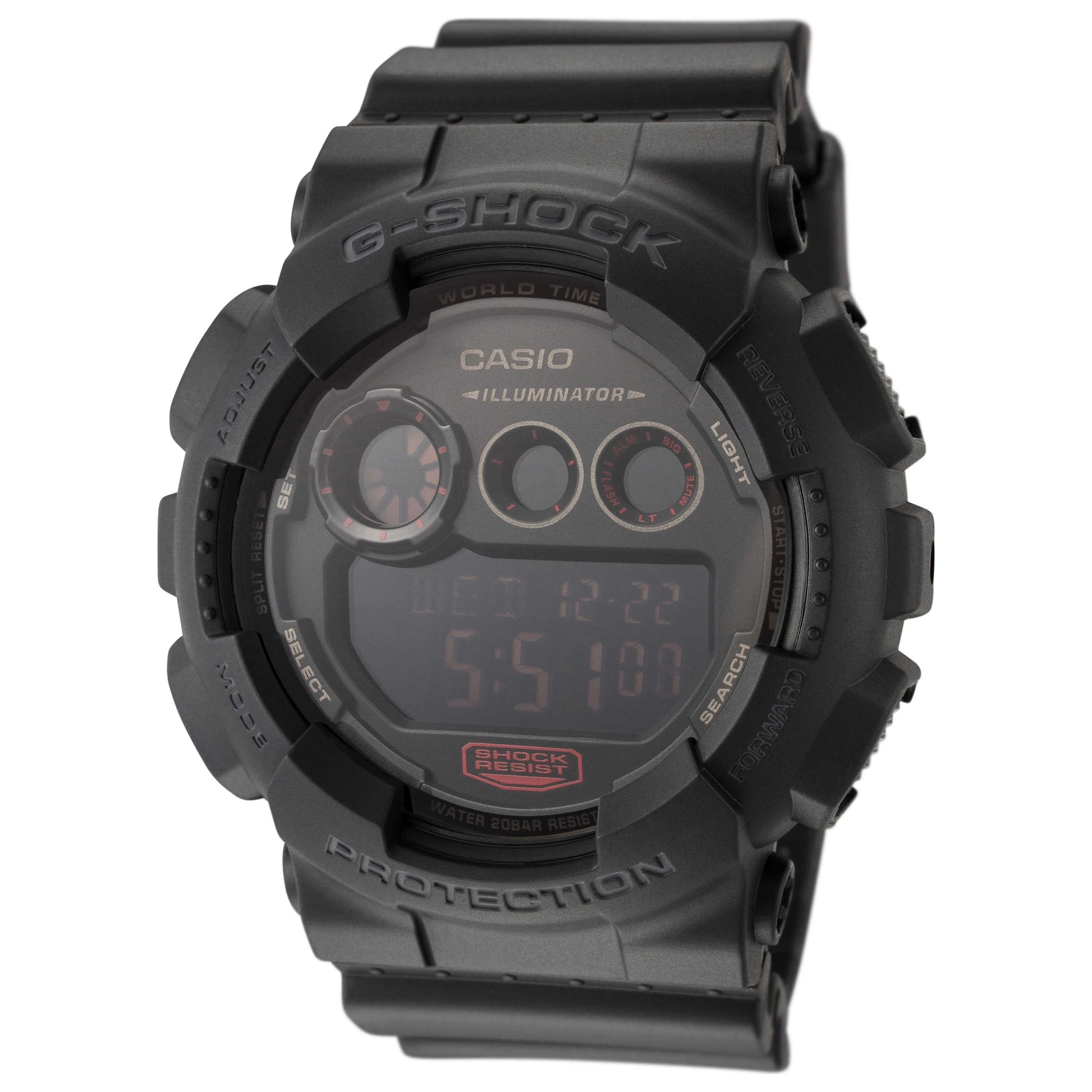 Front view of Casio G-Shock Men's Quartz Watch GD100-1B