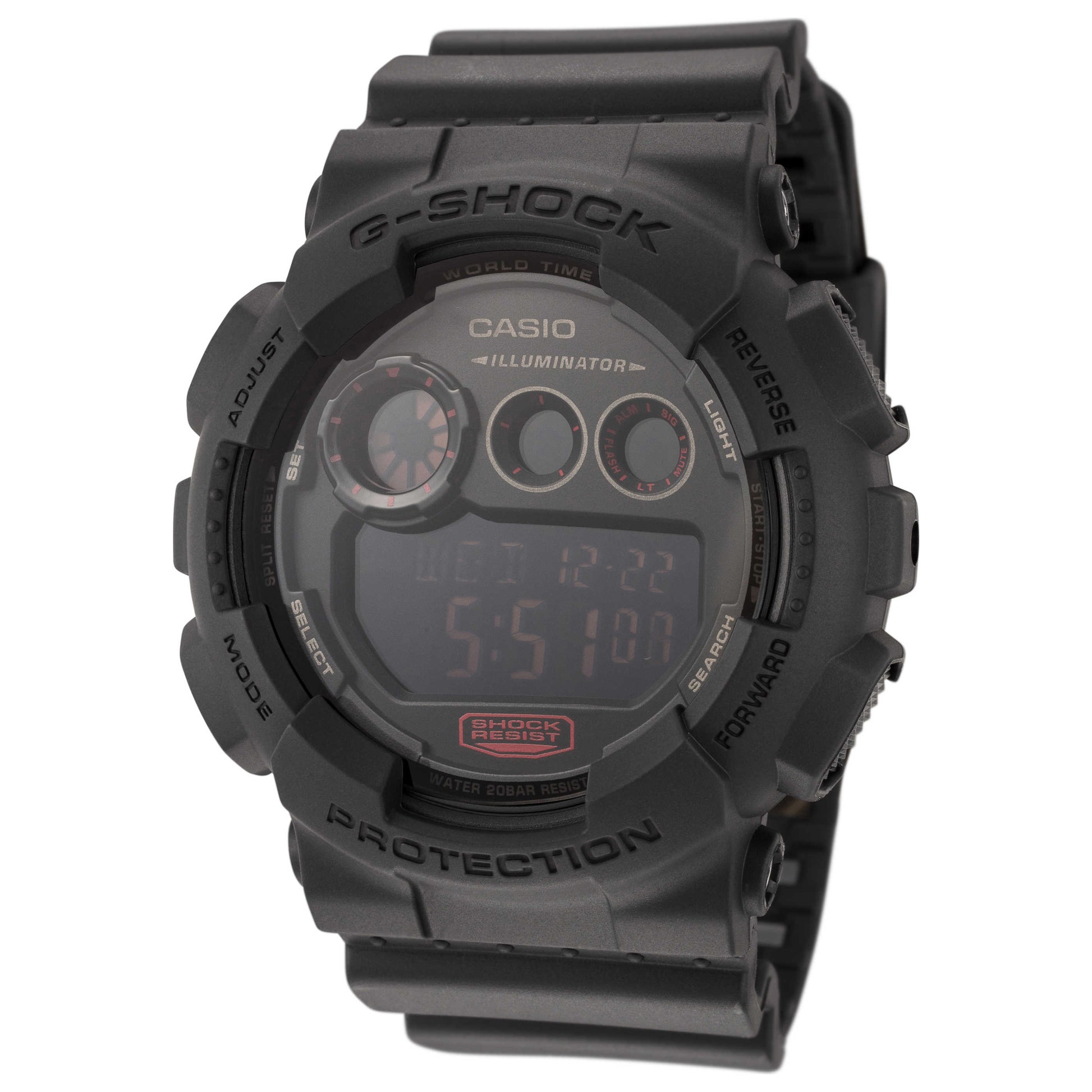 Front view of Casio G-Shock Men's Quartz Watch GD120MB-1