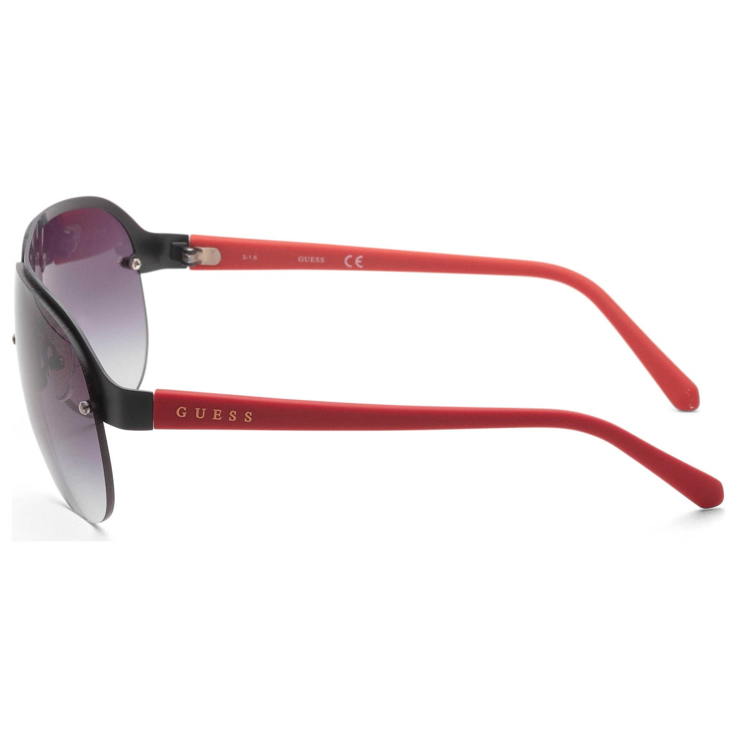 Left view of Guess Factory Men's Sunglasses GF0148-02B-64