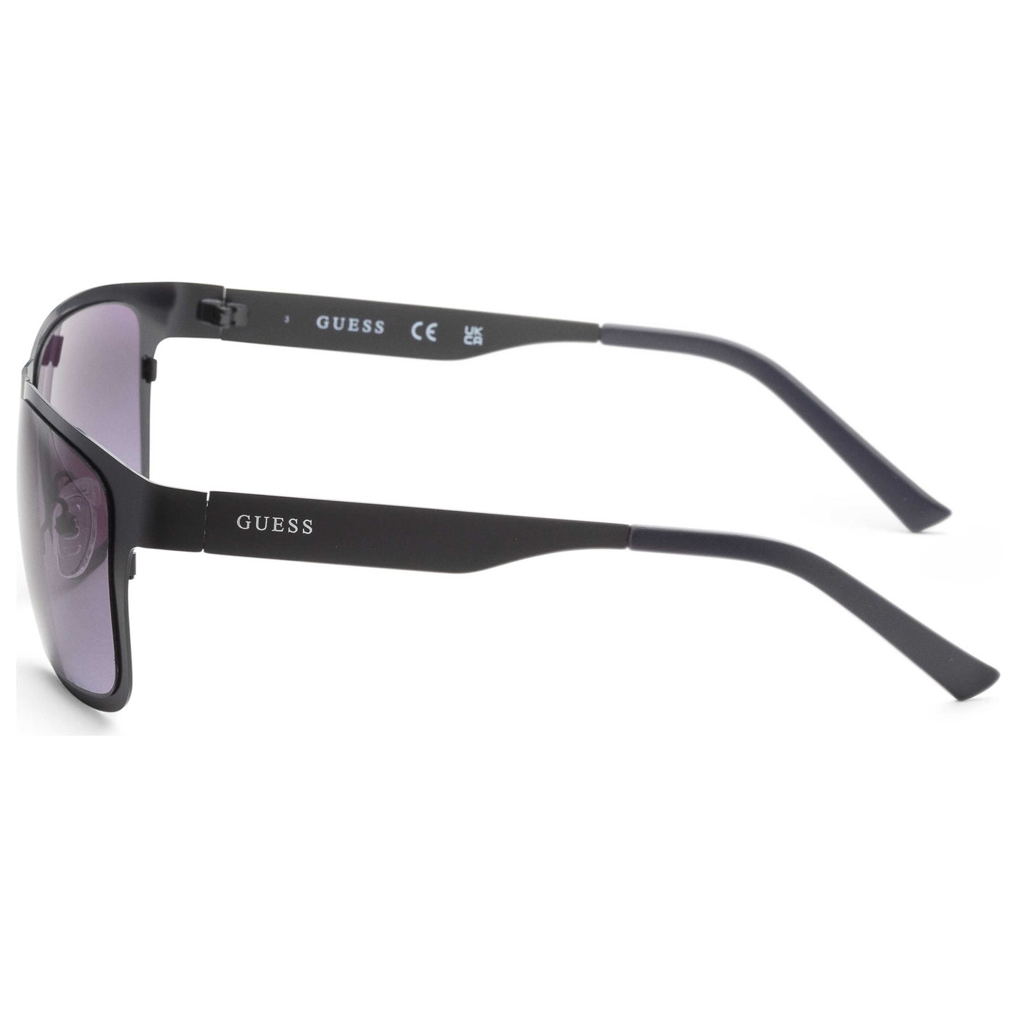Left view of Guess Factory Men's Sunglasses GF0197-02B