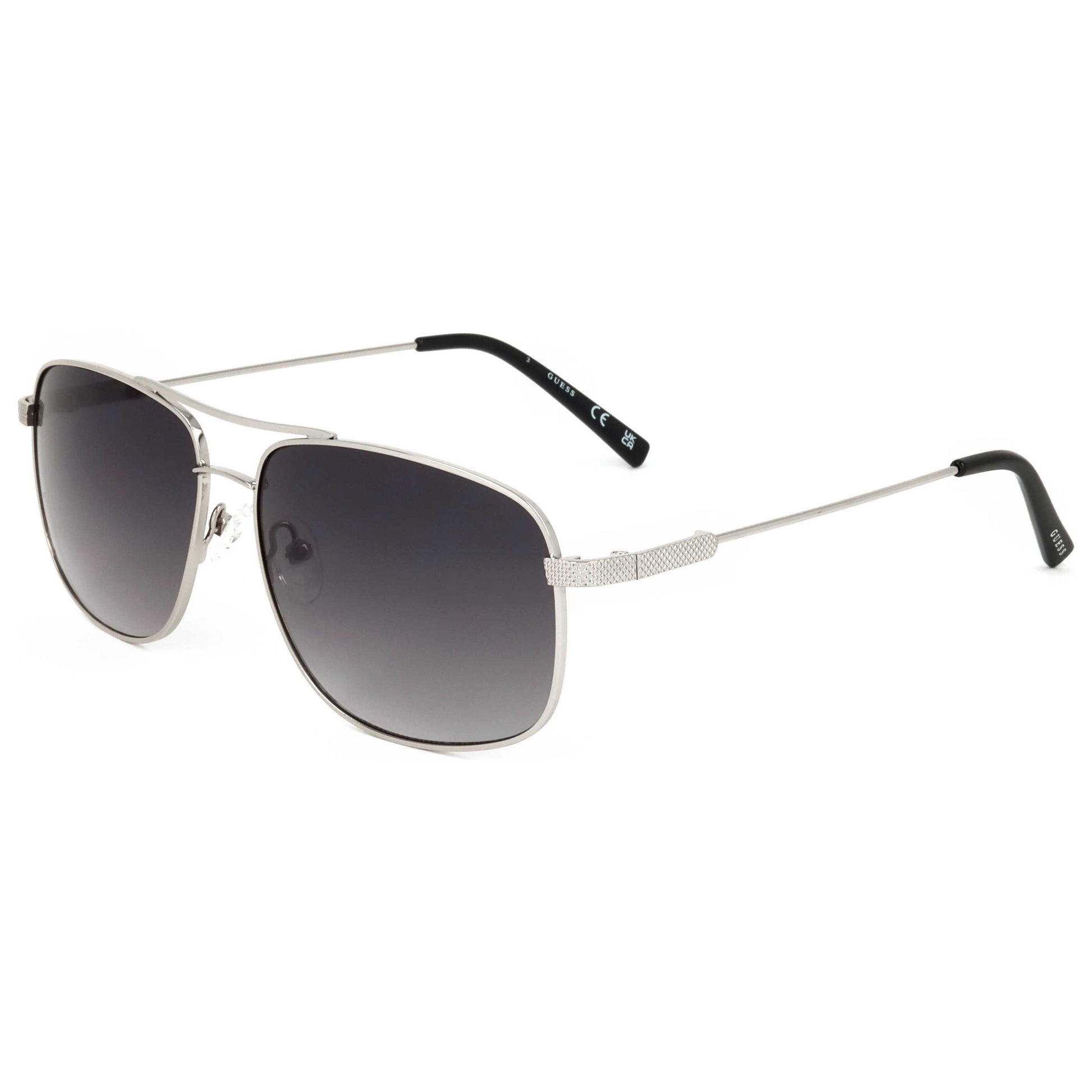 Front view of Guess Factory Men's Sunglasses GF0205-10B-59