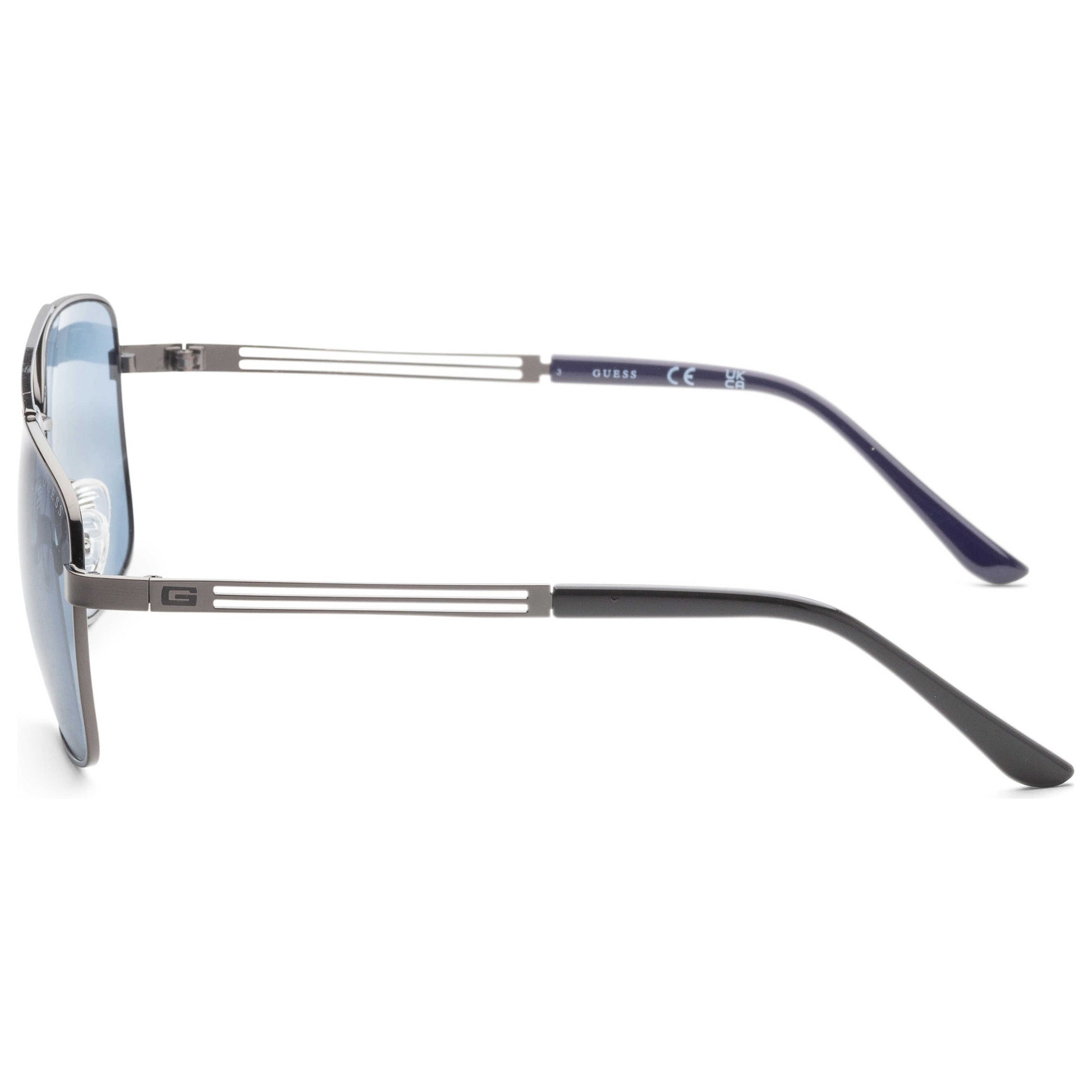 Left view of Guess Factory Men's Sunglasses GF0206-5808V