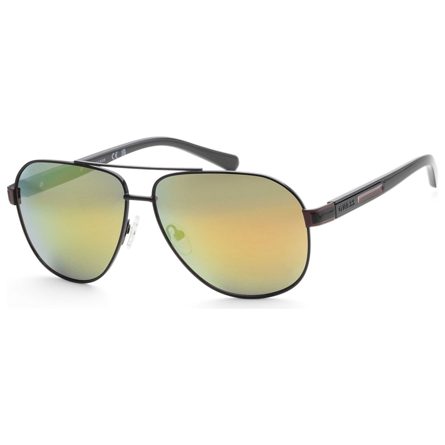 Front view of Guess Factory Men's Sunglasses GF0247-01A