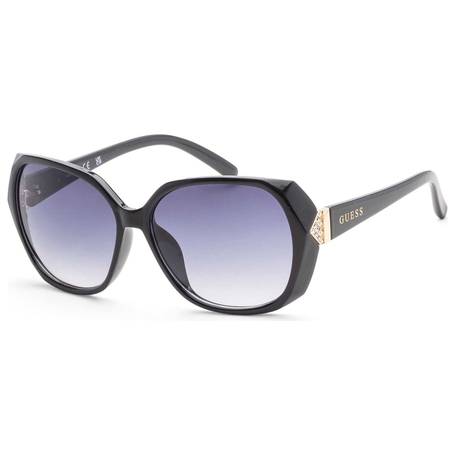 Front view of Guess Factory Women's Sunglasses GF0373-01B