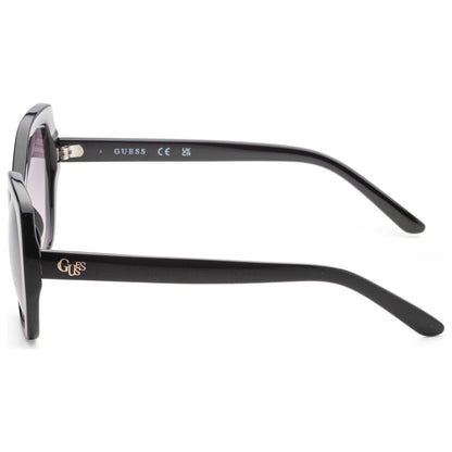 Left view of Guess Factory Women's Sunglasses GF0390-01U