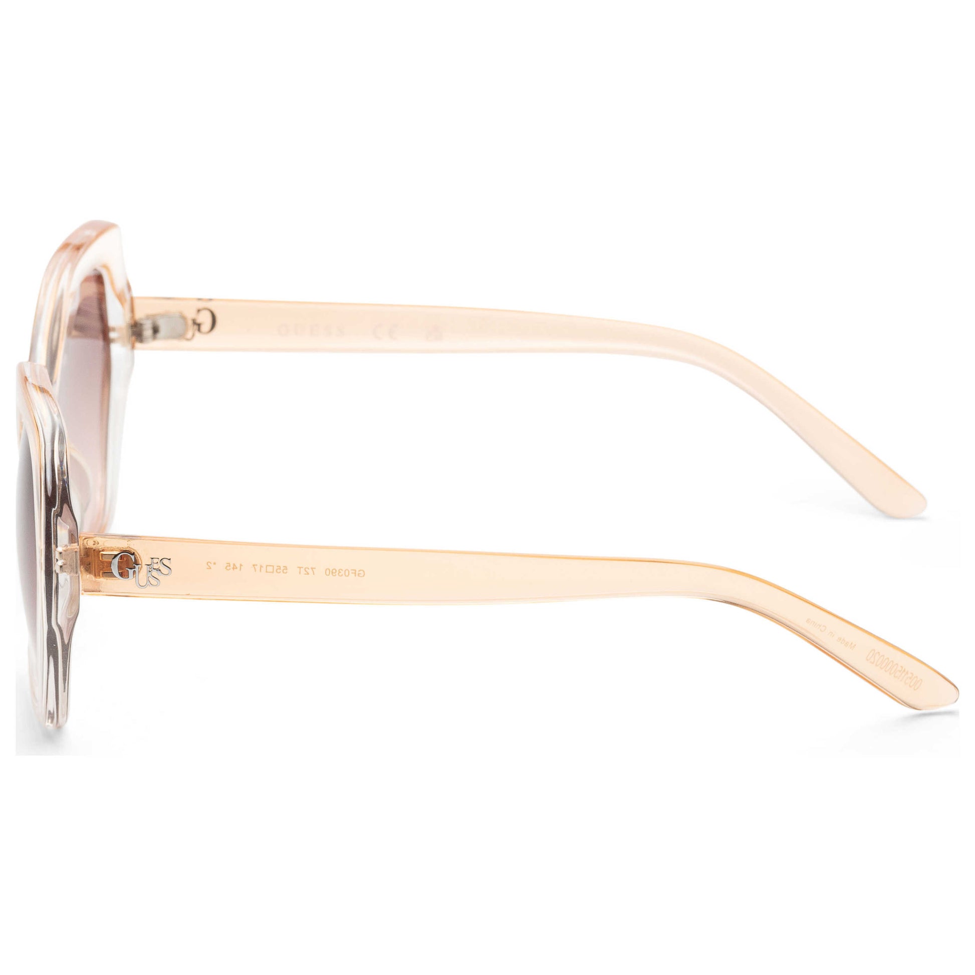 Left view of Guess Factory Women's Sunglasses GF0390-72T