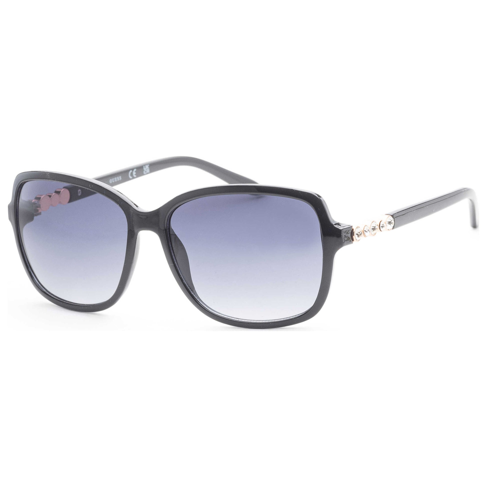 Front view of Guess Factory Women's Sunglasses GF0393-01B