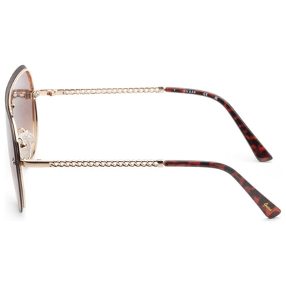 Left view of Guess Factory Women's Sunglasses GF0400-32F
