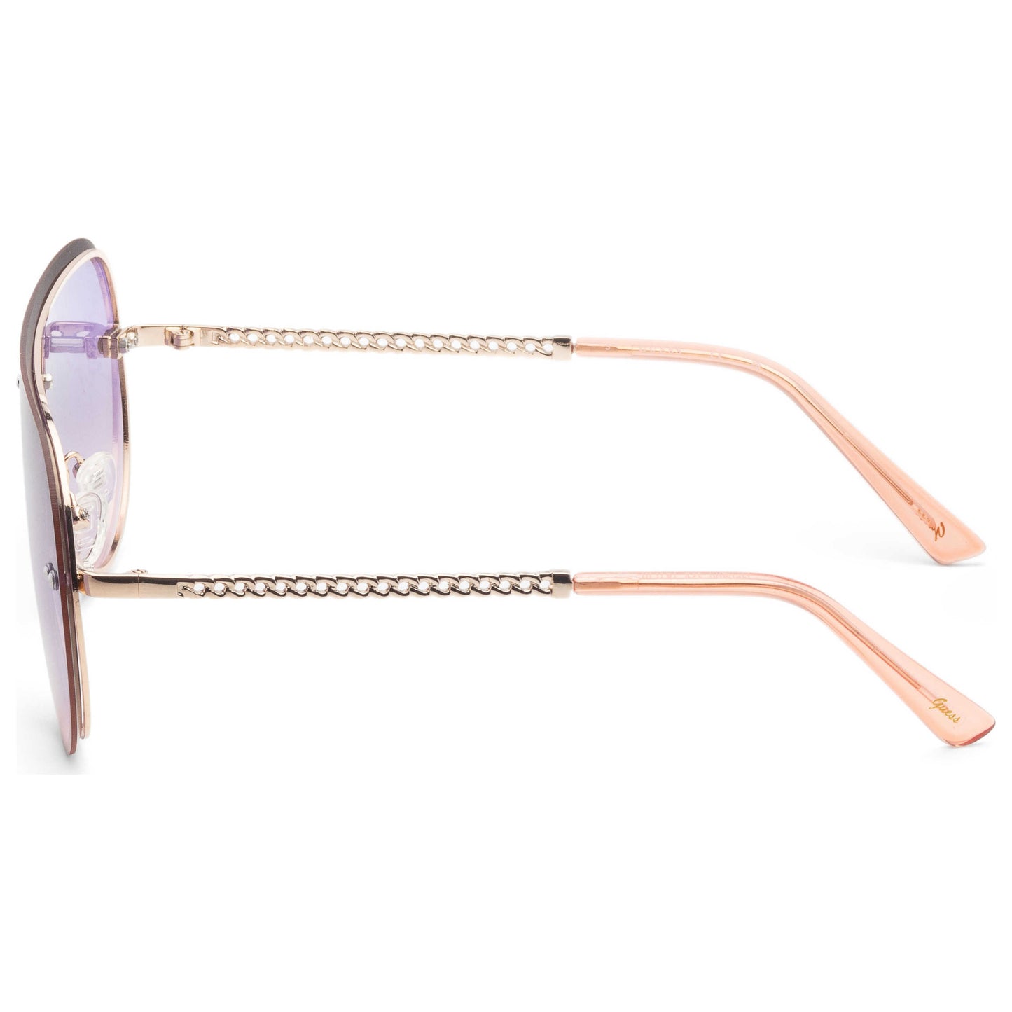 Left view of Guess Factory Women's Sunglasses GF0400-32V