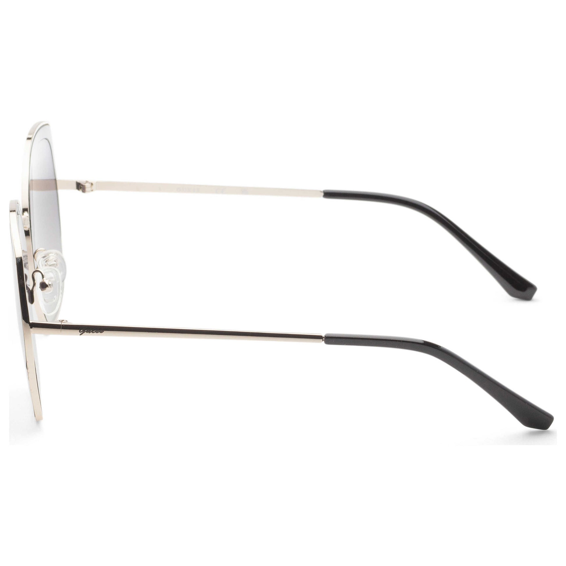 Left view of Guess Factory Women's Sunglasses GF0410-32B