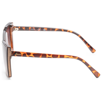 Left view of Guess Factory Women's Sunglasses GF0412-52F