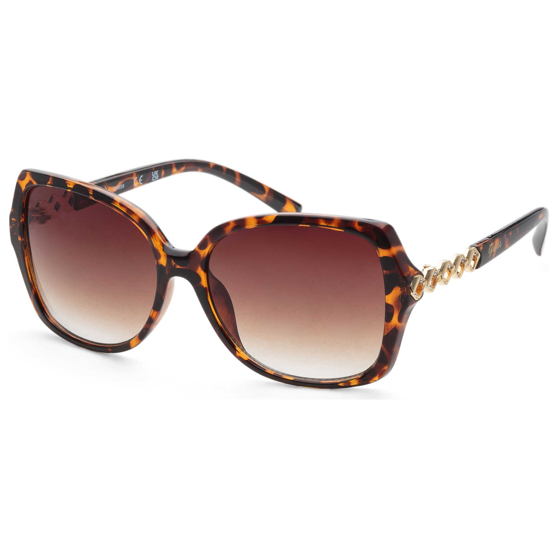Front view of Guess Factory Women's Sunglasses GF0413-52F