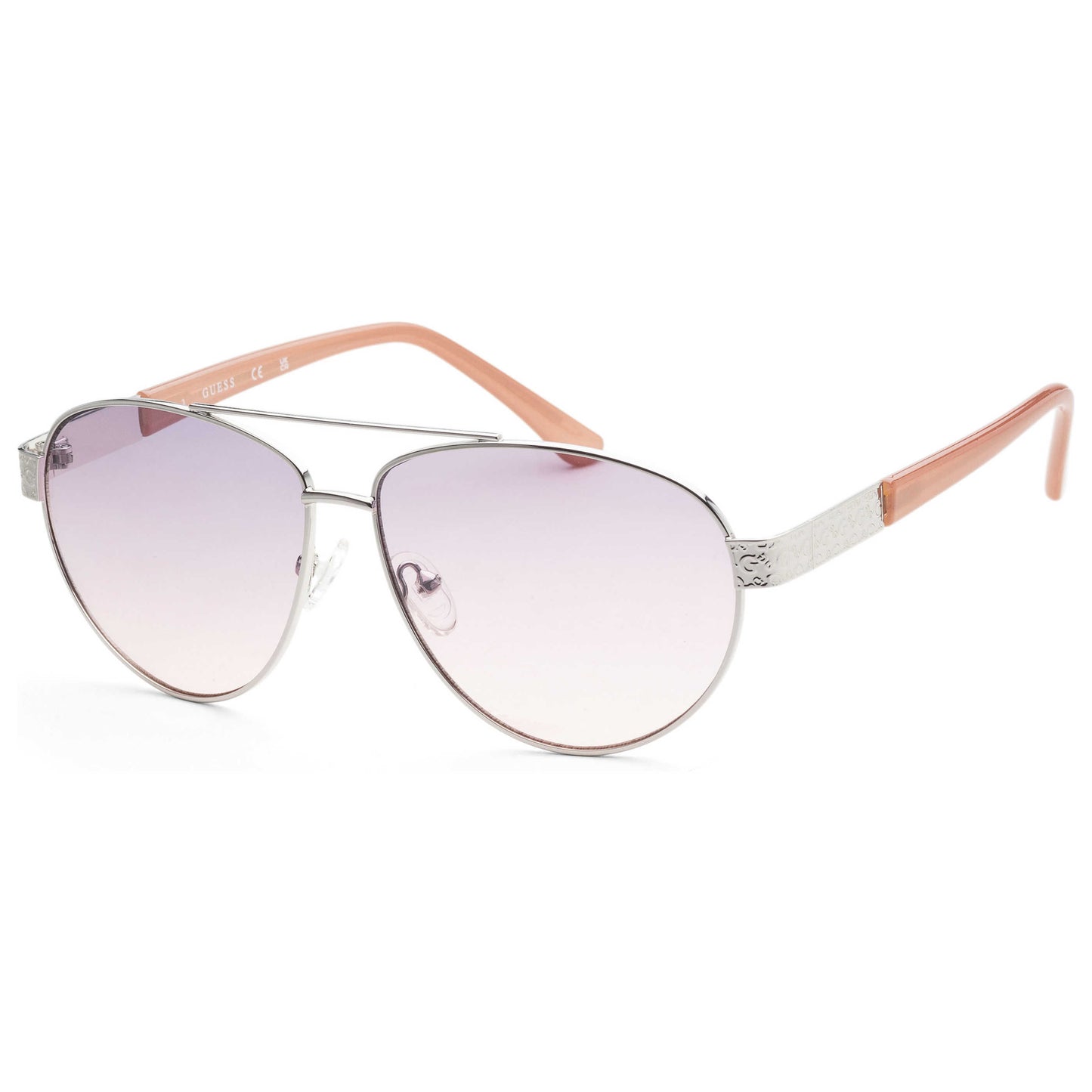 Front view of Guess Factory Men's Sunglasses GF0414-10B