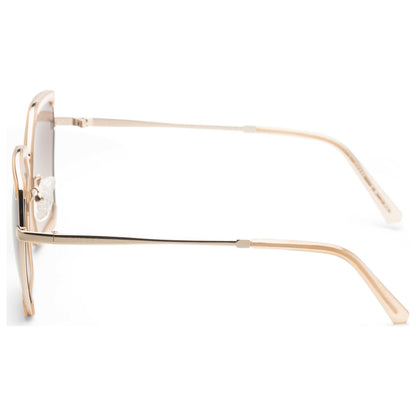 Left view of Guess Factory Women's Sunglasses GF0418-57F