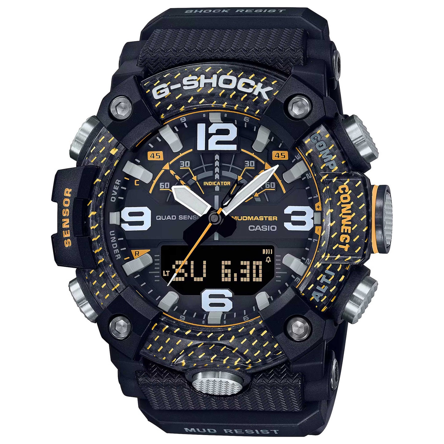 Front view of Casio G-Shock Men's Quartz Watch GG-B100Y-1AER