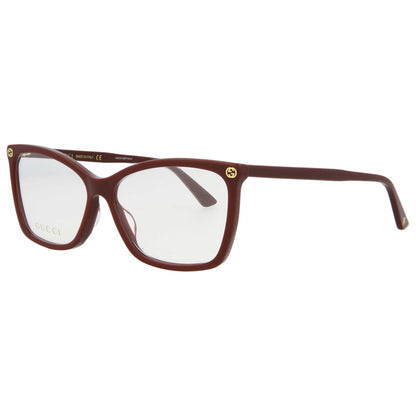 Front view of Gucci Core Women's Opticals GG0025O-30000972-007