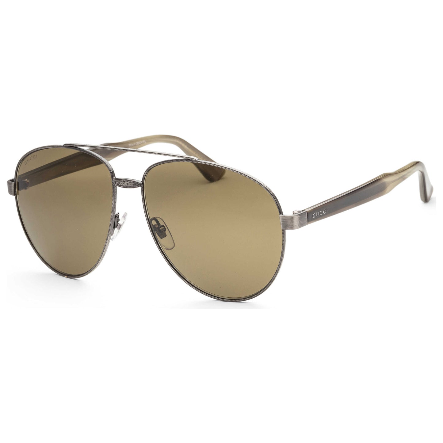 Front view of Gucci Fashion Unisex Sunglasses GG0054S-30001001003