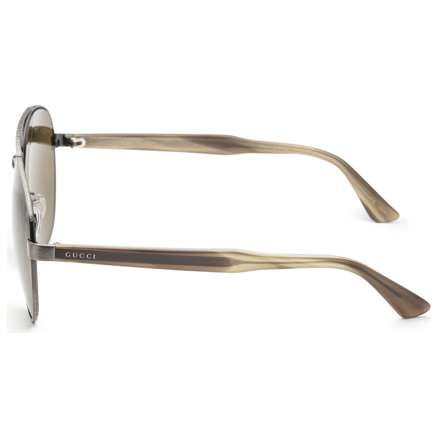 Left view of Gucci Fashion Unisex Sunglasses GG0054S-30001001003