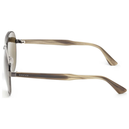 Left view of Gucci Fashion Unisex Sunglasses GG0054S-30001001003