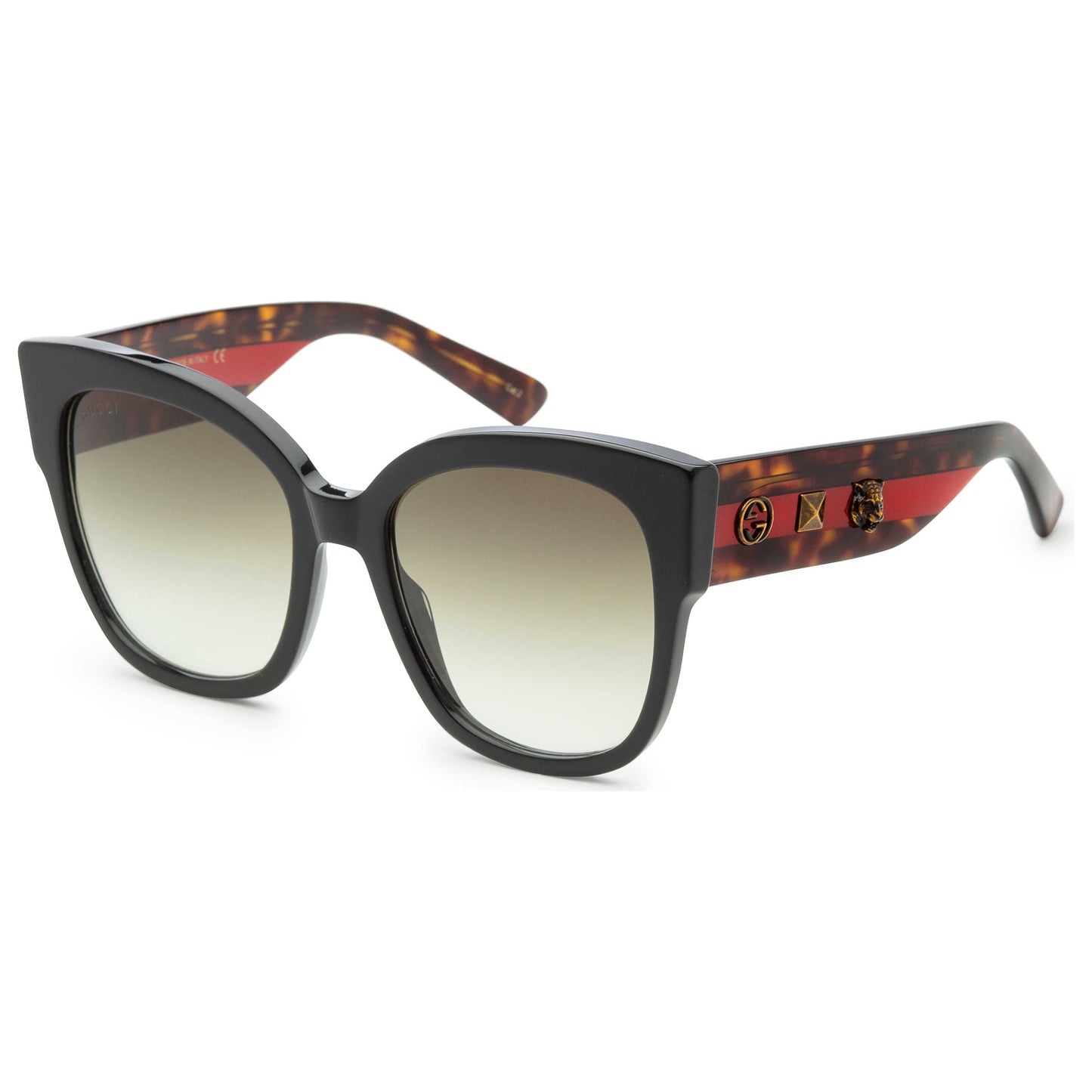Front view of Gucci Sensual Romantic Women's Sunglasses GG0059S-001