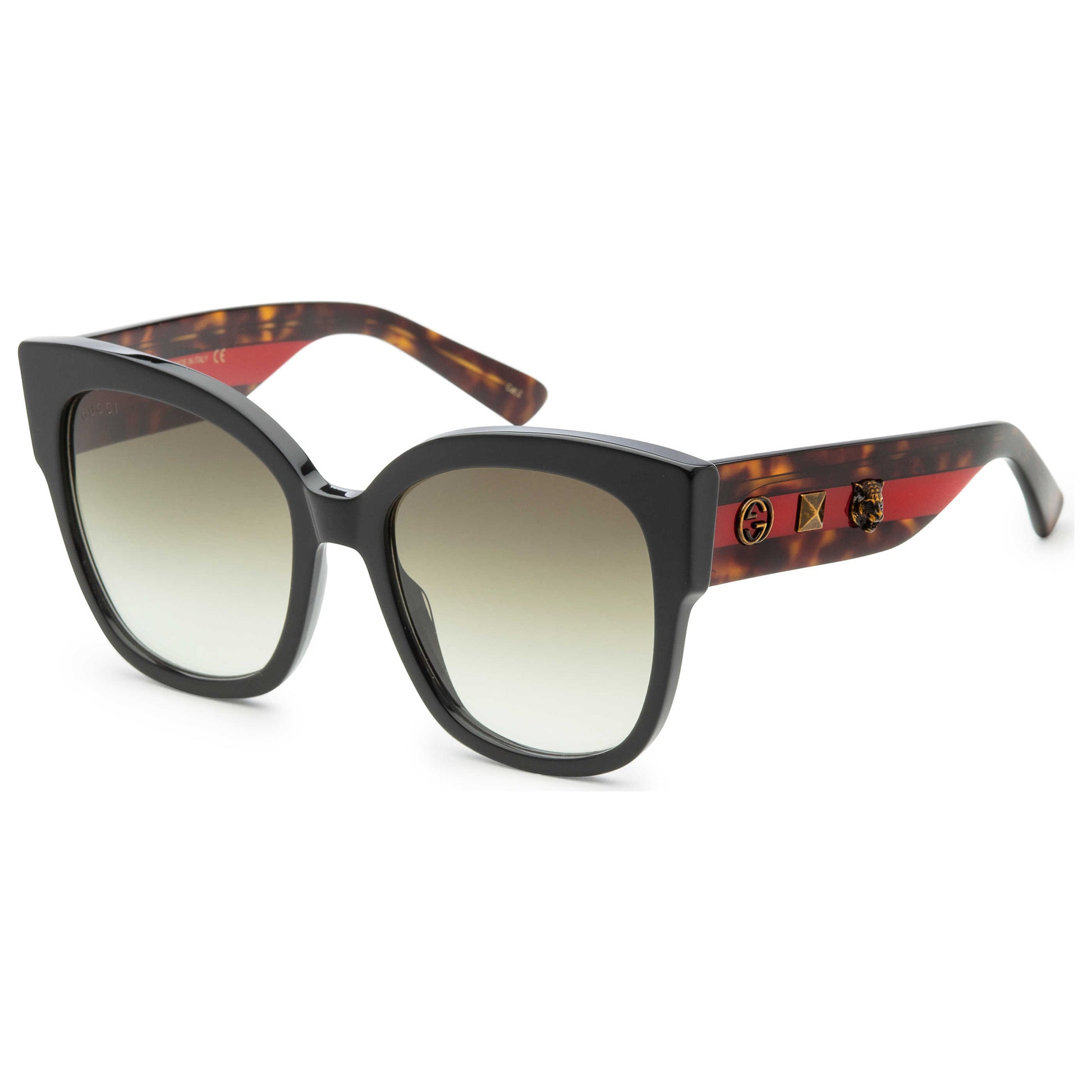Front view of Gucci Sensual Romantic Women's Sunglasses GG0059S-001